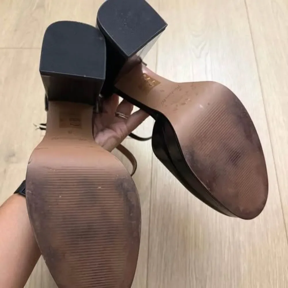 Madewell Black Platform Mary Jane Heels size 8